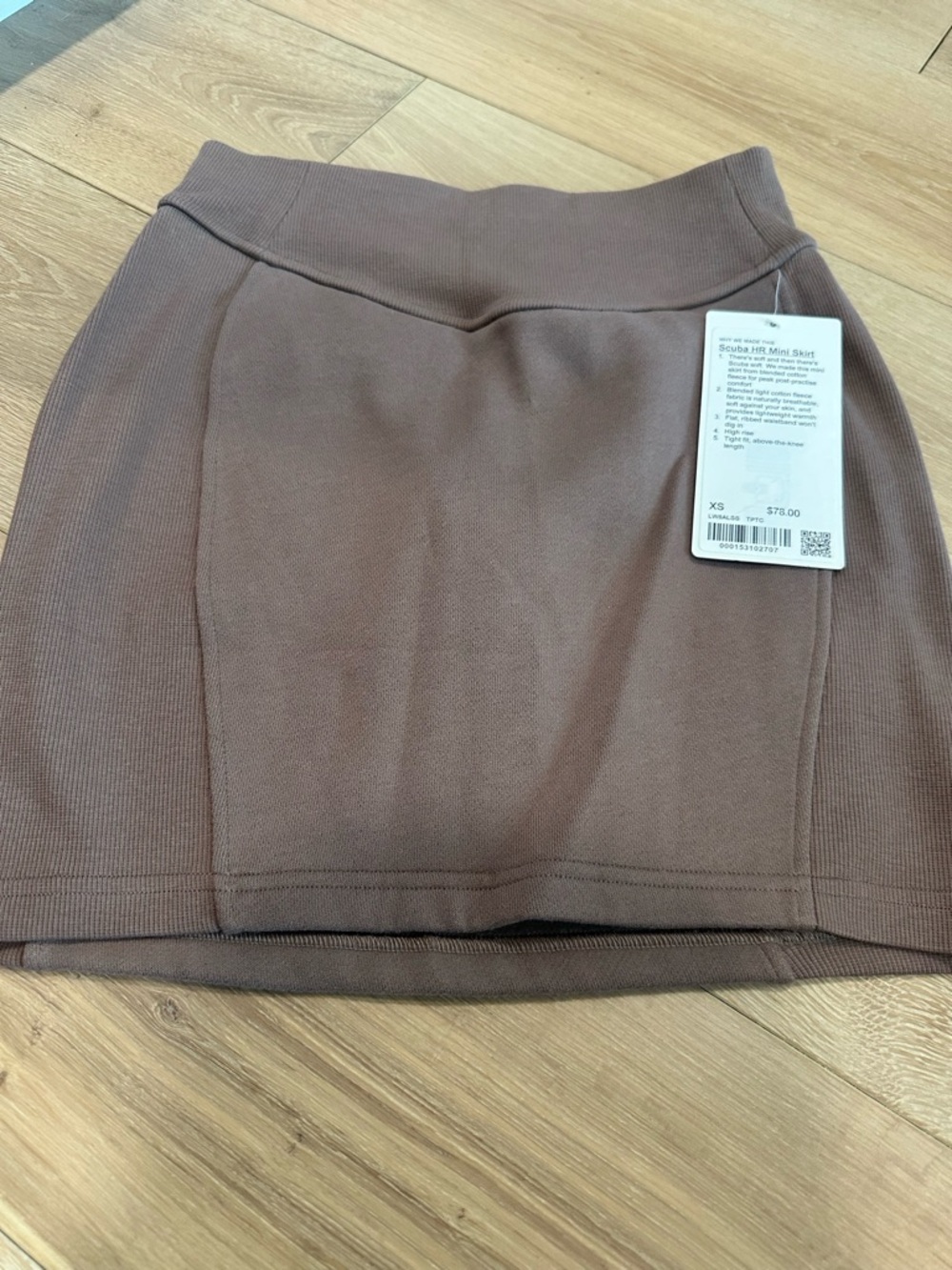 Lululemon scuba High-Waist  Mini Skirt